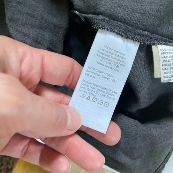 New Madewell Denim Popover Shirtdress Lunar Wash - Picture 8 of 9